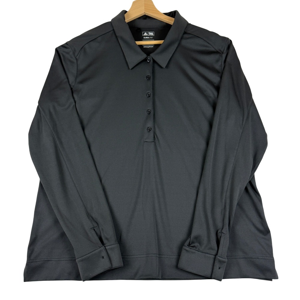 adidas Black Polo Shirt